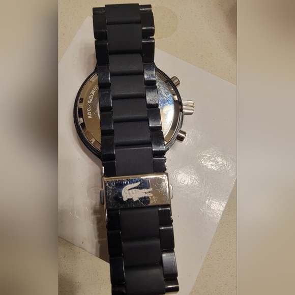 Lacoste Black Watch with Green Details - Picture 2 of 3